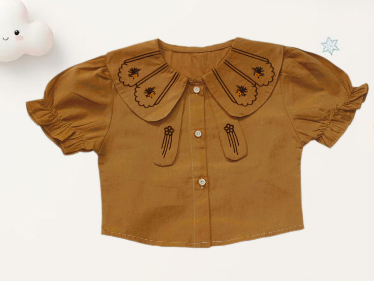 Beautiful Embroidered Shirt & Skirt