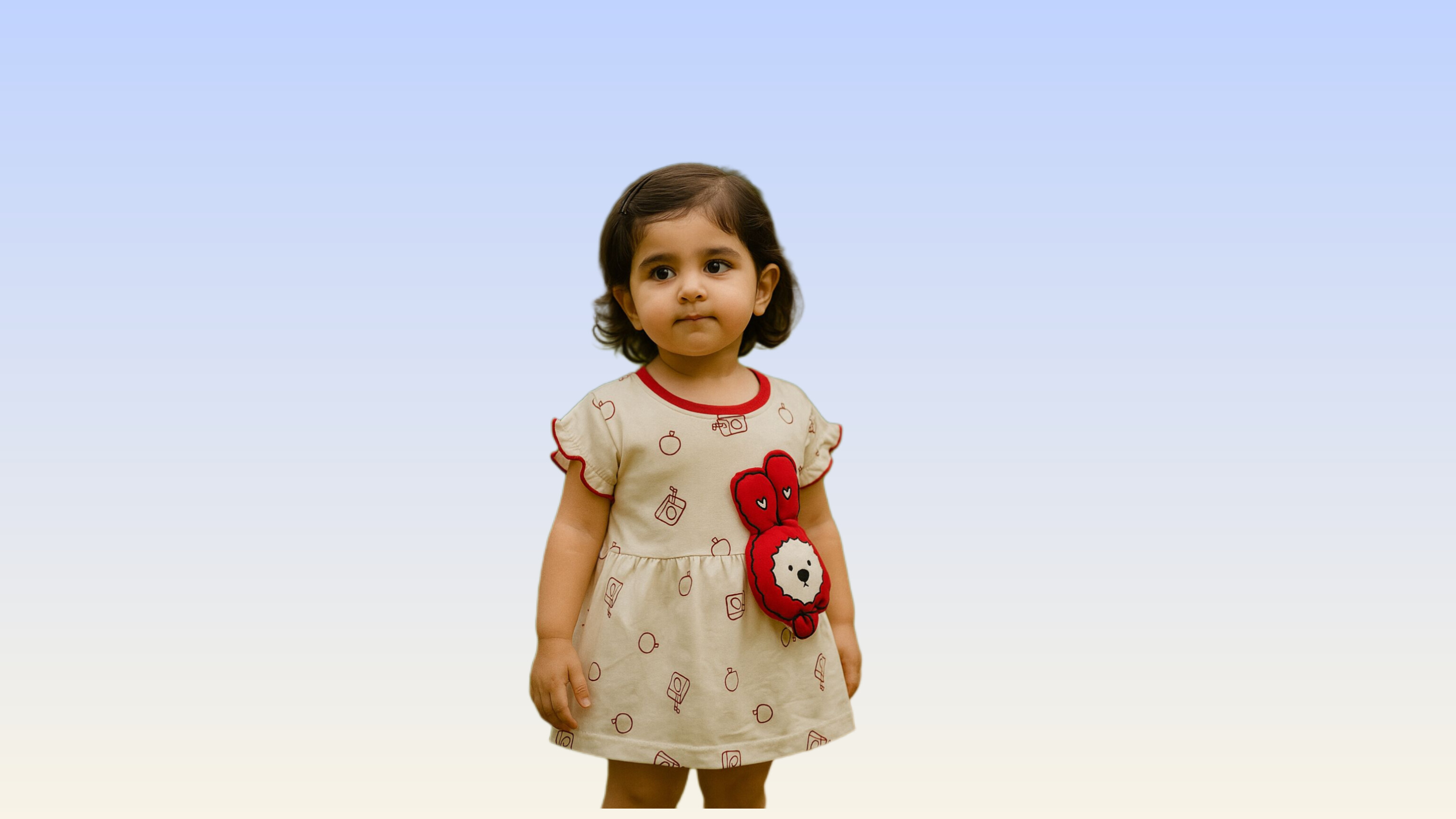 Girls cotton frock